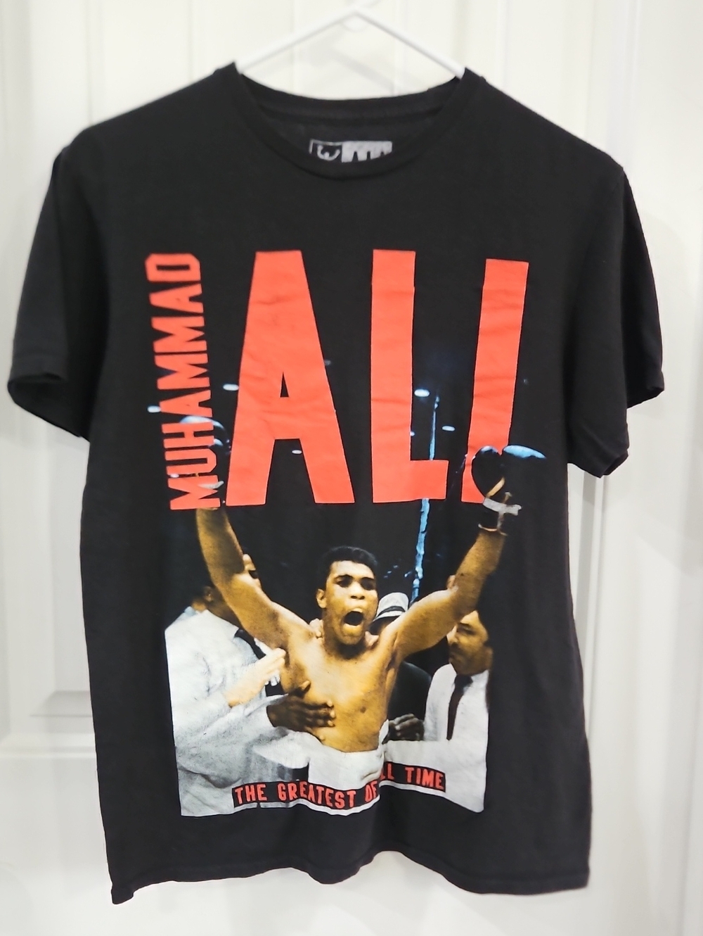 Black Muhammad Ali Graphic Crewneck T-Shirt Size M